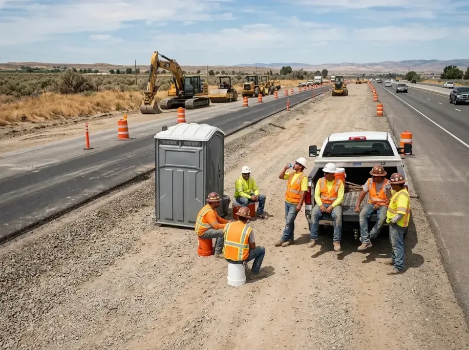 highway-road-construction-crew-007 — frequently asked questions, Porta Potty and Restroom Rentals in Bamberg, SC